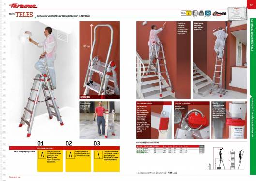 Catálogo de escaleras y andamios FARAONE y ESCALIBUR 50