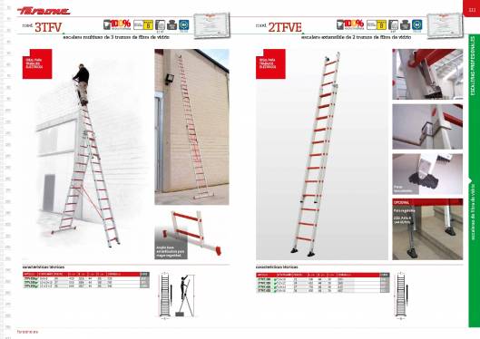 Catálogo de escaleras y andamios FARAONE y ESCALIBUR 57