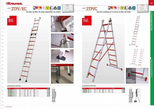 Catálogo de escaleras y andamios FARAONE y ESCALIBUR 58