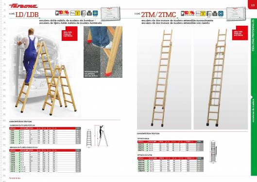 Catálogo de escaleras y andamios FARAONE y ESCALIBUR 61