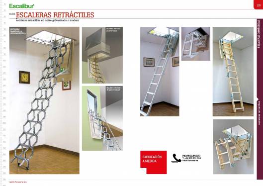 Catálogo de escaleras y andamios FARAONE y ESCALIBUR 66