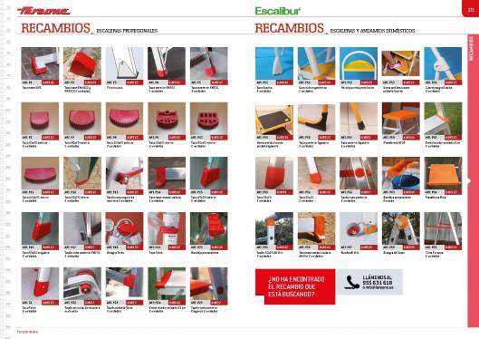 Catálogo de escaleras y andamios FARAONE y ESCALIBUR 67