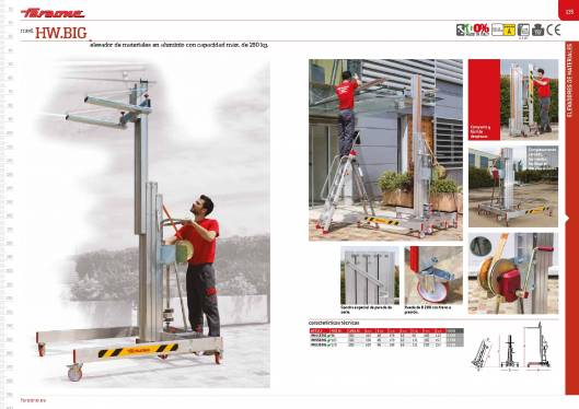 Catálogo de escaleras y andamios FARAONE y ESCALIBUR 69