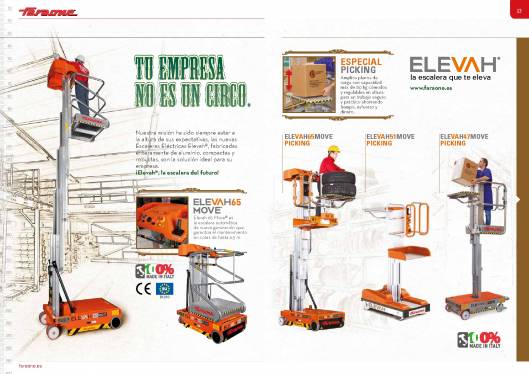 Catálogo de escaleras y andamios FARAONE y ESCALIBUR 8