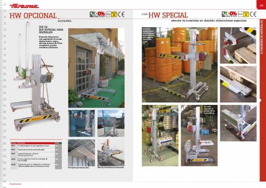 Catálogo de escaleras y andamios FARAONE y ESCALIBUR 72