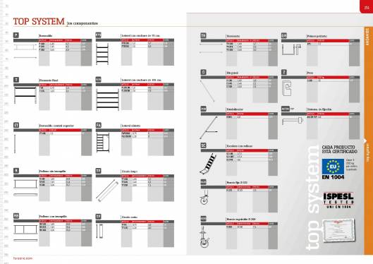Catálogo de escaleras y andamios FARAONE y ESCALIBUR 77