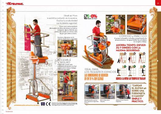 Catálogo de escaleras y andamios FARAONE y ESCALIBUR 9