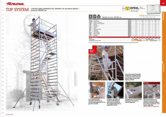 Catálogo de escaleras y andamios FARAONE y ESCALIBUR 81