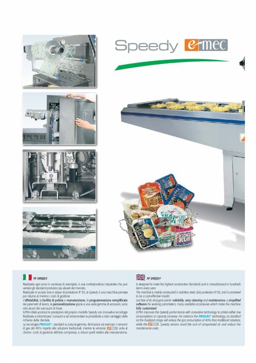 Catálogo FP SPEEDY. Termoselladoras automáticas de media producción 2