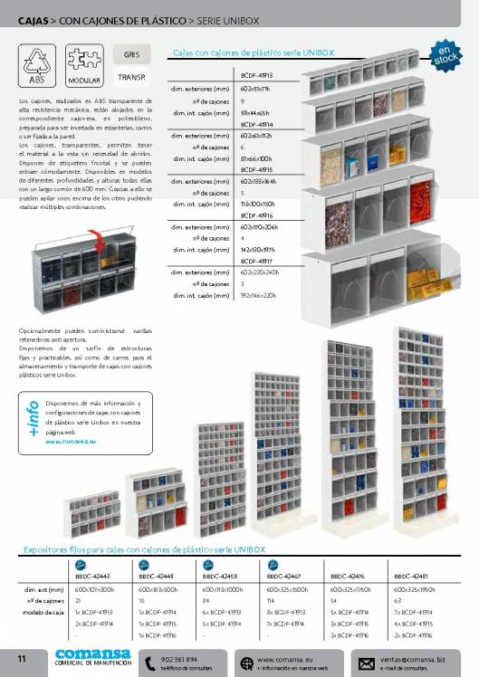 Catalogo general de COMANSA 11
