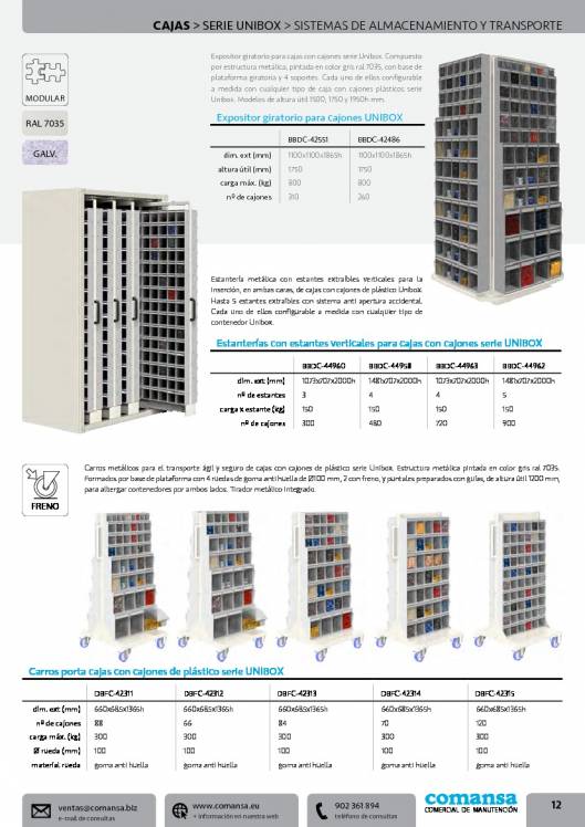 Catalogo general de COMANSA 12