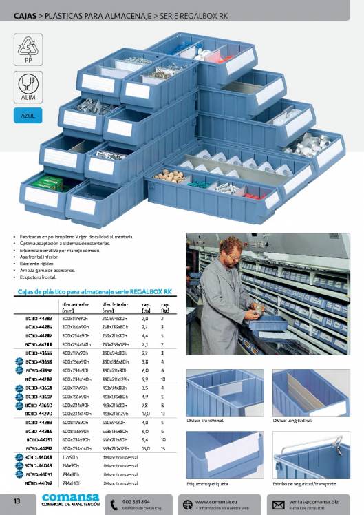 Catalogo general de COMANSA 13