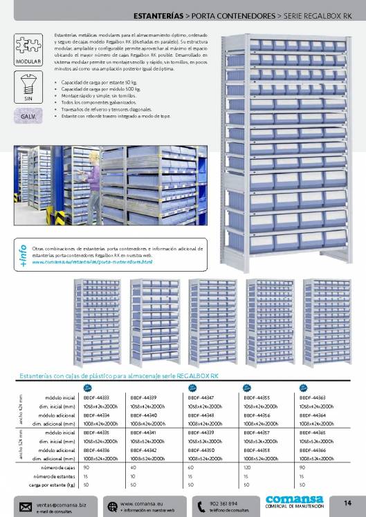 Catalogo general de COMANSA 14