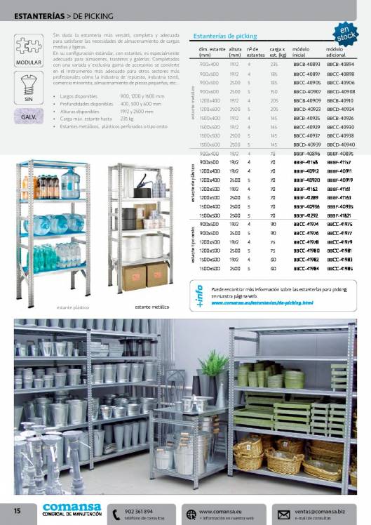 Catalogo general de COMANSA 15