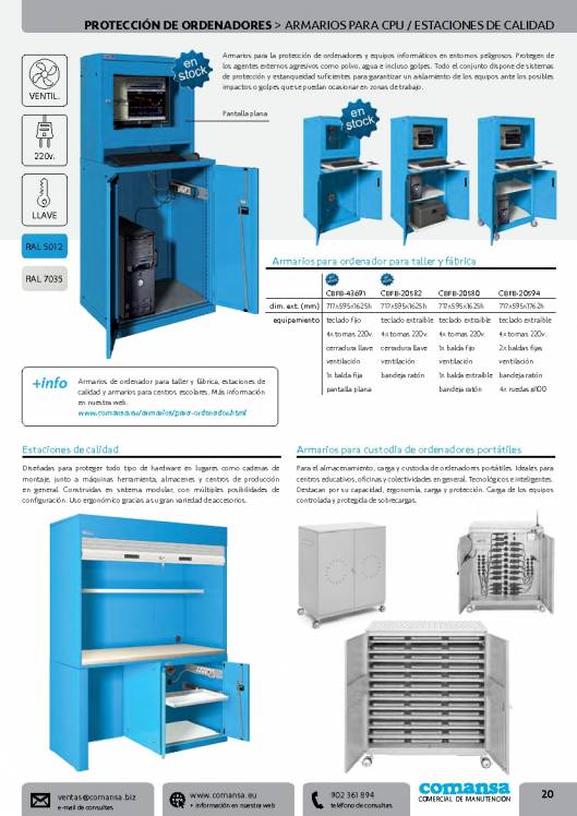 Catalogo general de COMANSA 20