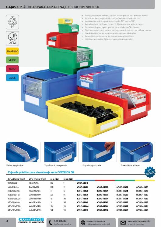 Catalogo general de COMANSA 3