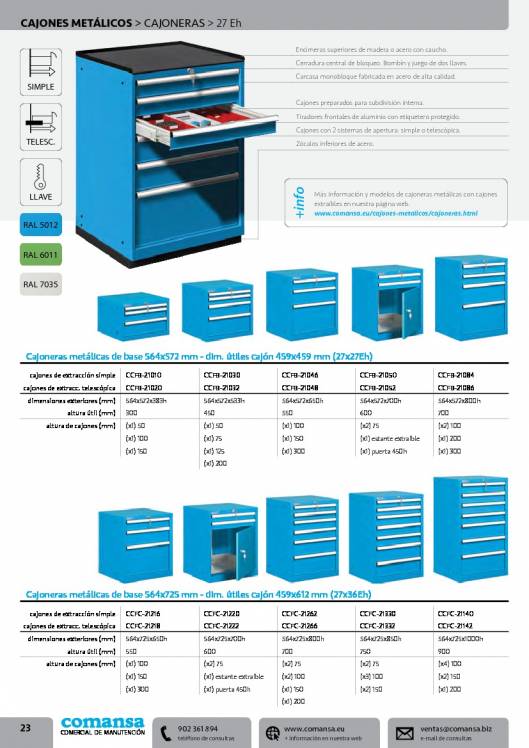 Catalogo general de COMANSA 23