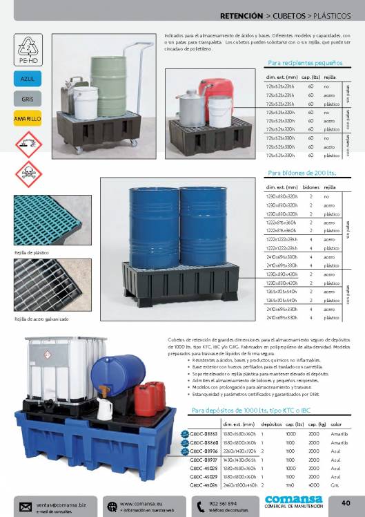 Catalogo general de COMANSA 40