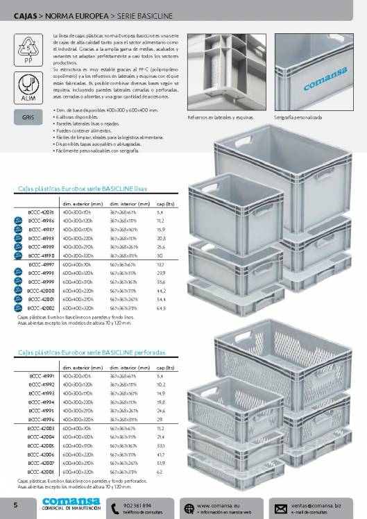 Catalogo general de COMANSA 5