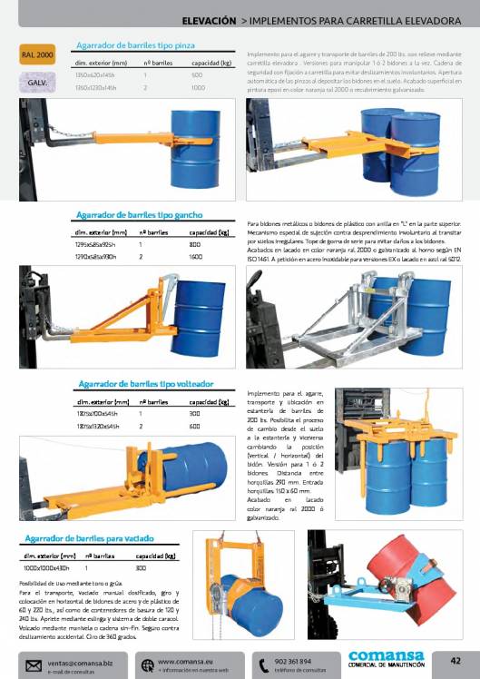 Catalogo general de COMANSA 42