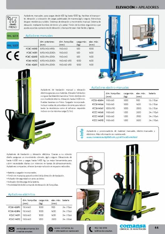 Catalogo general de COMANSA 44