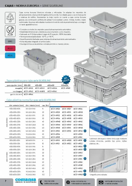 Catalogo general de COMANSA 7