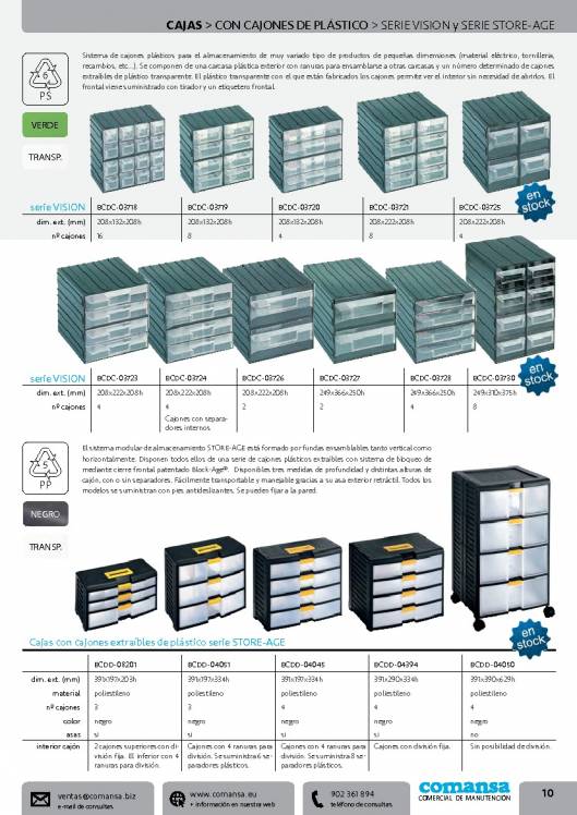 Catalogo general de COMANSA 10
