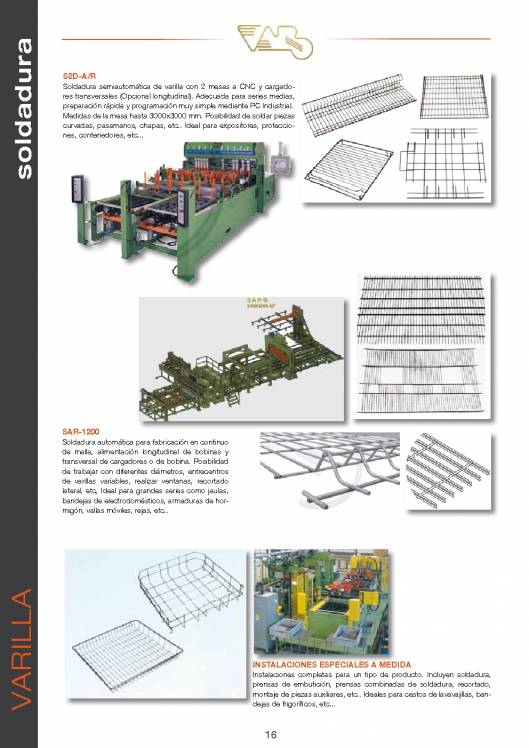 Catálogo general de CURVASER 16