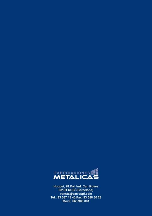 Catálogo general de FABRICACIONES METÁLICAS 14