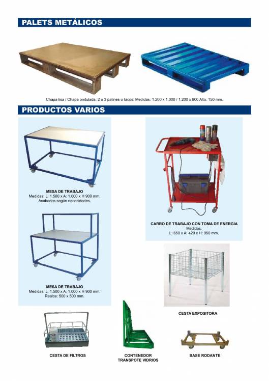 Catálogo general de FABRICACIONES METÁLICAS 6