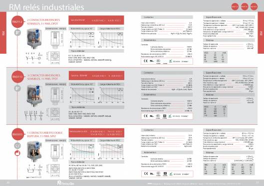 Catalogo general de RELAYGO COMPONENTS. 12