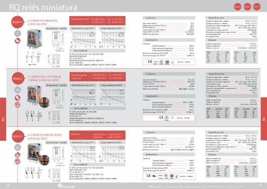 Catalogo general de RELAYGO COMPONENTS. 26