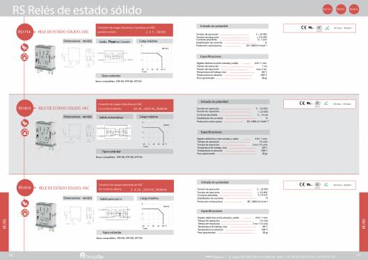 Catalogo general de RELAYGO COMPONENTS. 35