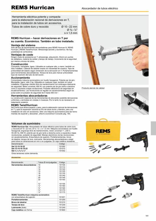Catálogo general REMS 2015 181
