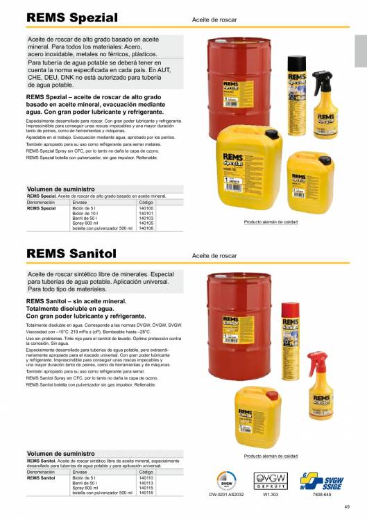 Catálogo general REMS 2015 49