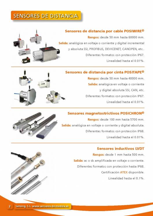 Catálogo general SENSING 2