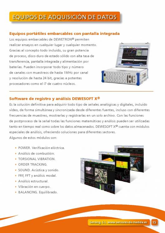 Catálogo general SENSING 15