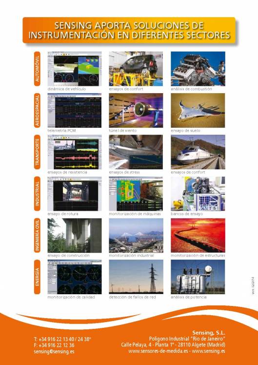 Catálogo general SENSING 16