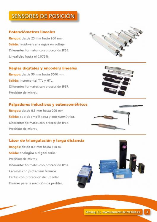 Catálogo general SENSING 3