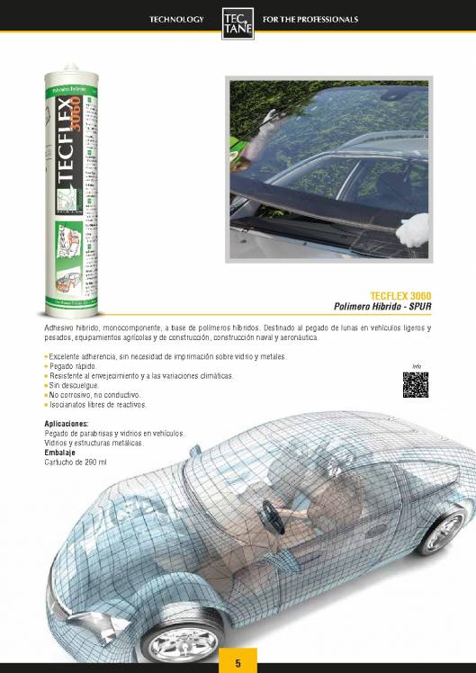 Catálogo general TECTANE Sector Automoción 5