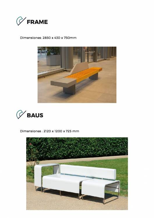 Catálogo de mobiliario exterior URBANCARTT 7