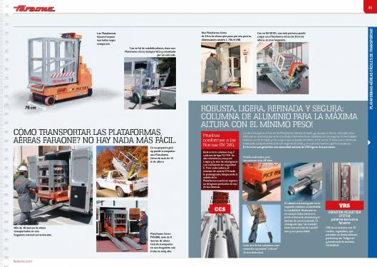 Catálogo de plataformas elevadoras ELEVAH 24