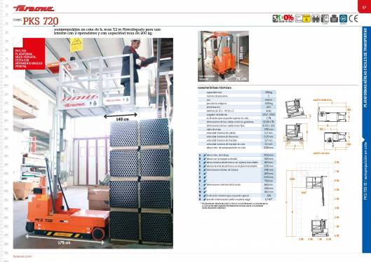 Catálogo de plataformas elevadoras ELEVAH 30