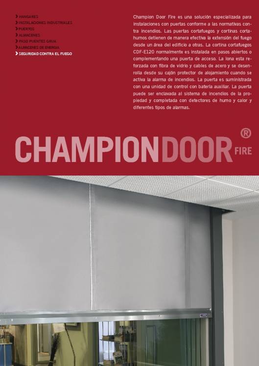 CHAMPIONDOOR. Puertas de grandes dimensiones 16