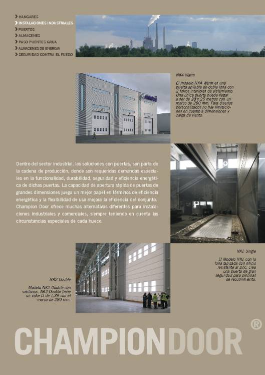 CHAMPIONDOOR. Puertas de grandes dimensiones 6