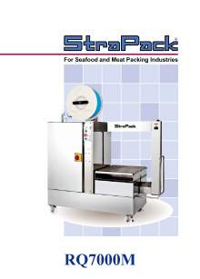 COMOSA STRAPP RQ7000M. Side-Seal Model for Seafood and Meat Packing Industries.