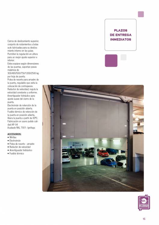 EI1-EI2-60-90-120-180 C/5. Puertas cortafuegos abatibles y correderas. 15