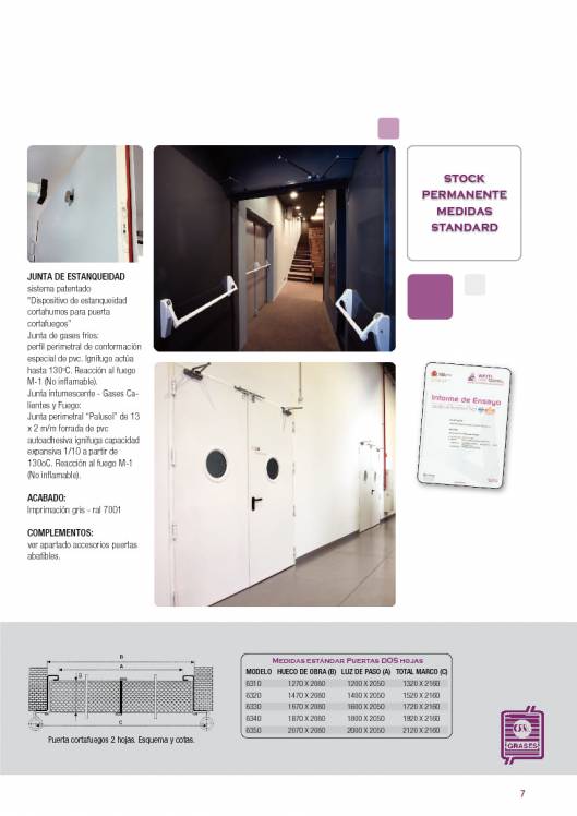 EI1-EI2-60-90-120-180 C/5. Puertas cortafuegos abatibles y correderas. 7