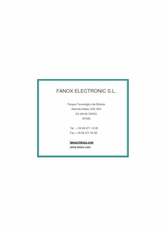 FAR115-60A05. Installation guide. 16