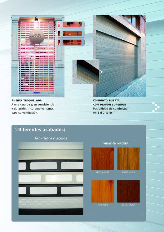 FERROFLEX GRASES. Puerta enrollable de aluminio. 3